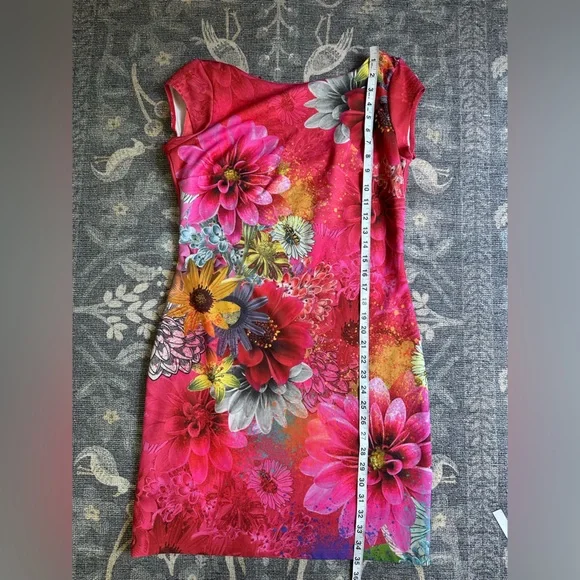 Desigual Multicolor Floral Sheath Mini Dress - Picture 5 of 7